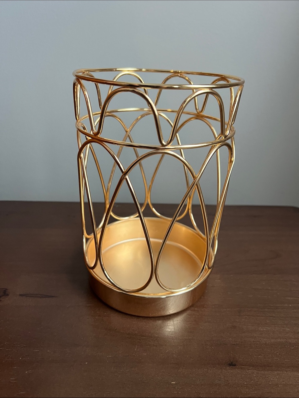 kate spade Gold Open Wire Votive Candle Holder or for Kitchen Utensil